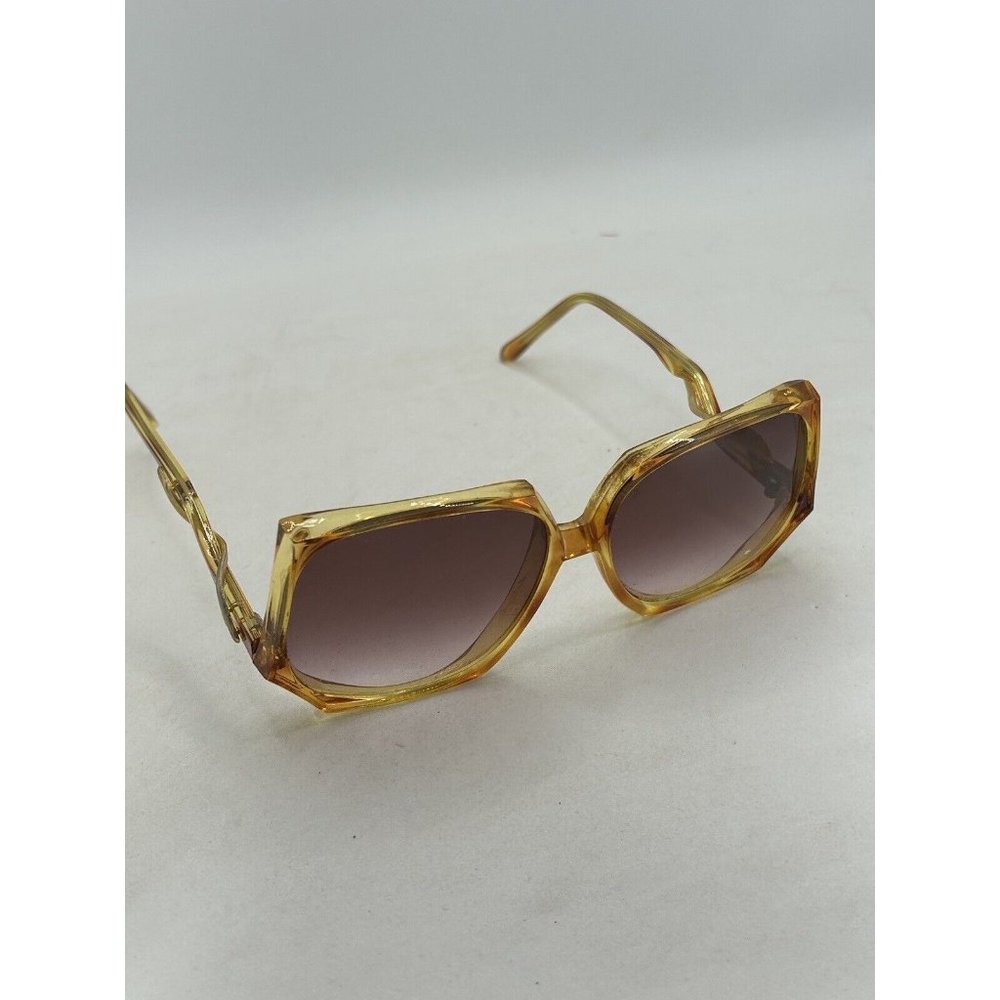 Vintage Solar Mates Yellow Oversized  Sunglasses Frames Hong Kong